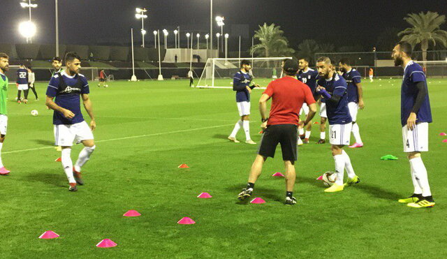 کری‌خوانی بیرانوند برای رضاییان در تمرین تیم ملی