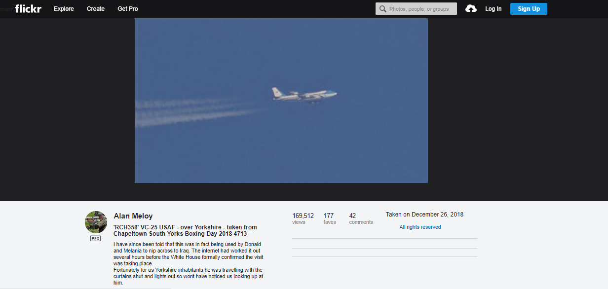 سفر محرمانه ترامپ به عراق توسط یک عکاس آماتور لو رفت/ توییتر، دردسر نهاد‌های امنیتی