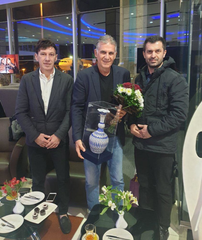 هدیه احمدی نژاد به کارلوس کی&zwnj;روش