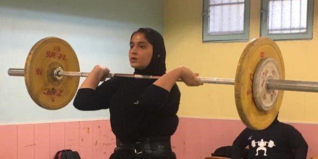 تصاویری از تمرین تیم ملی وزنه‌برداری بانوان ایران