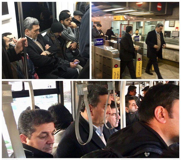 شهردار تهران با BRT و مترو رهسپار بهشت شد