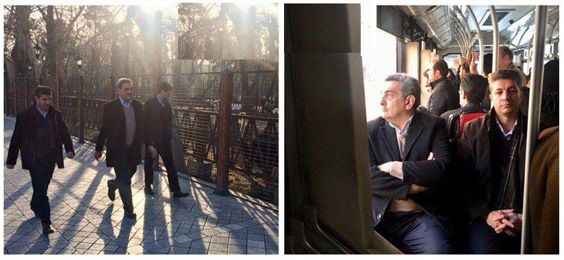 شهردار تهران با BRT و مترو رهسپار بهشت شد