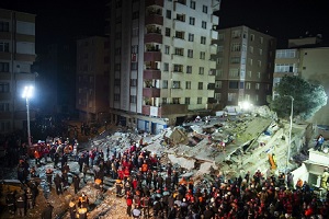 آمار قربانیان حادثه ریزش ساختمان در ترکیه به ۲۱ نفر رسید