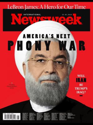 روحانی روی جلد نیوزویک/ دست داشتن عوامل سیا در شکست آزمایش‌های اخیر ماهواره‌ای ایران