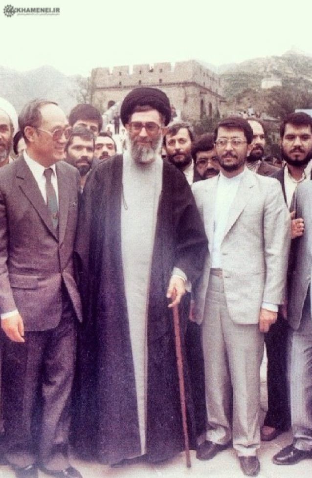 بازدید رهبر انقلاب از دیوار بزرگ چین + عکس