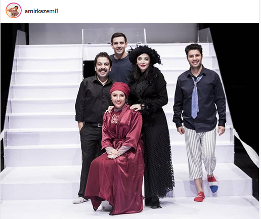 جواد عزتی و همسرش برای اجرای تئاتر به کانادا می‌روند