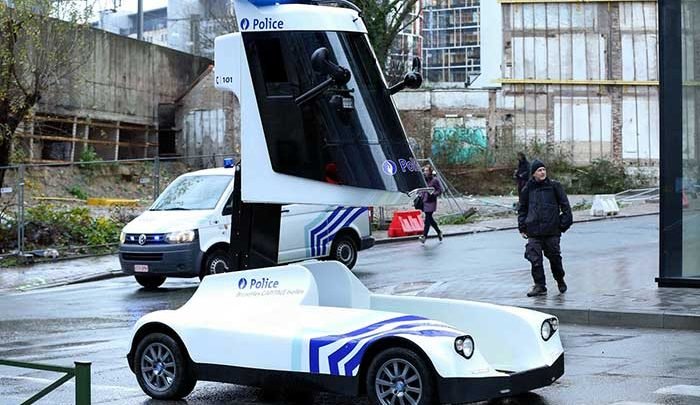 وسیله نقلیه جدید و عجیب پلیس بلژیک+عکس
