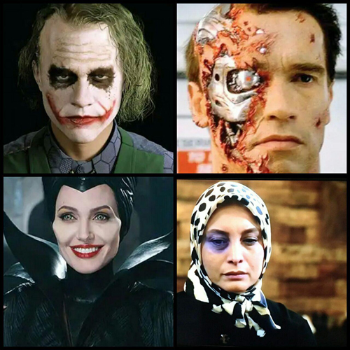 گریم مریم کاویانی بین ۴ گریم ماندگار سینما +عکس