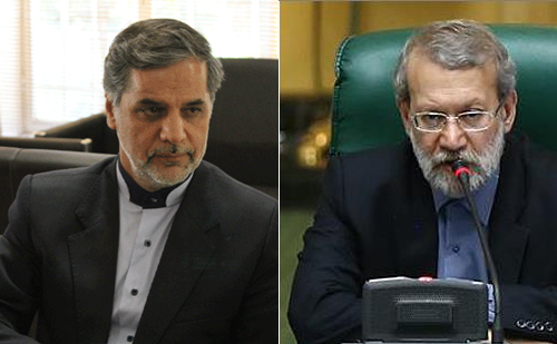 نقوی‌حسینی به لاریجانی: شما در دوره بعدی مجلس استراحت می‌کنید/ لاریجانی: شما هم نفس راحتی می‌کشید