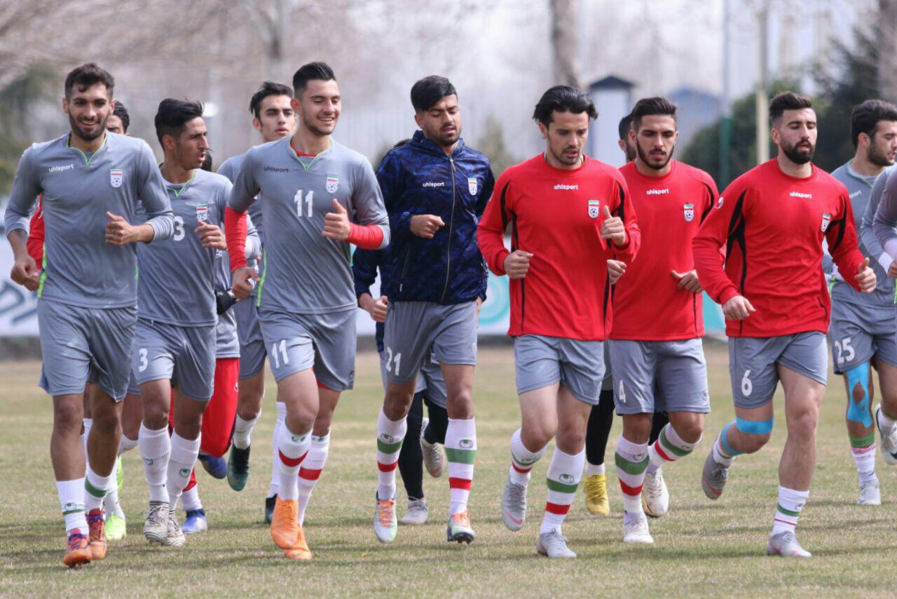 ادامه تمرینات تیم امید با غیبت ۶ بازیکن +تصاویر