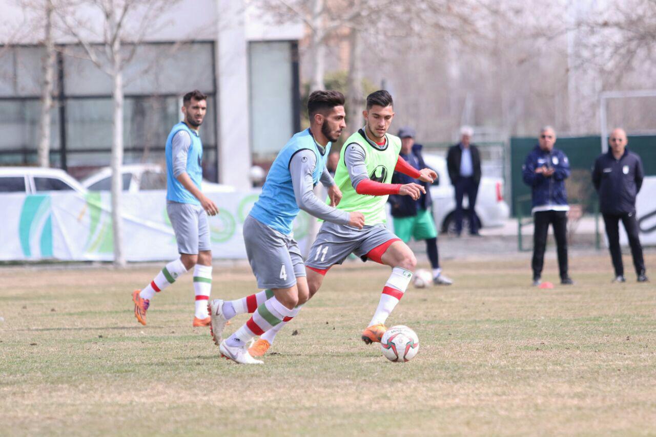 ادامه تمرینات تیم امید با غیبت ۶ بازیکن +تصاویر