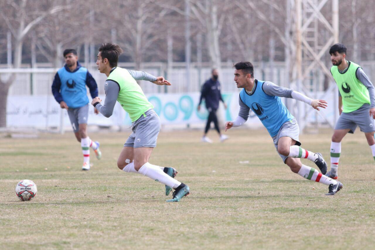 ادامه تمرینات تیم امید با غیبت ۶ بازیکن +تصاویر