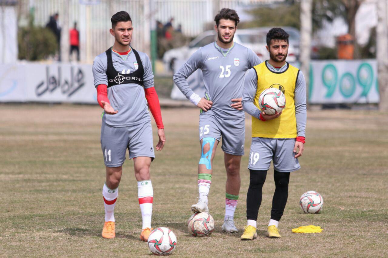 ادامه تمرینات تیم امید با غیبت ۶ بازیکن +تصاویر