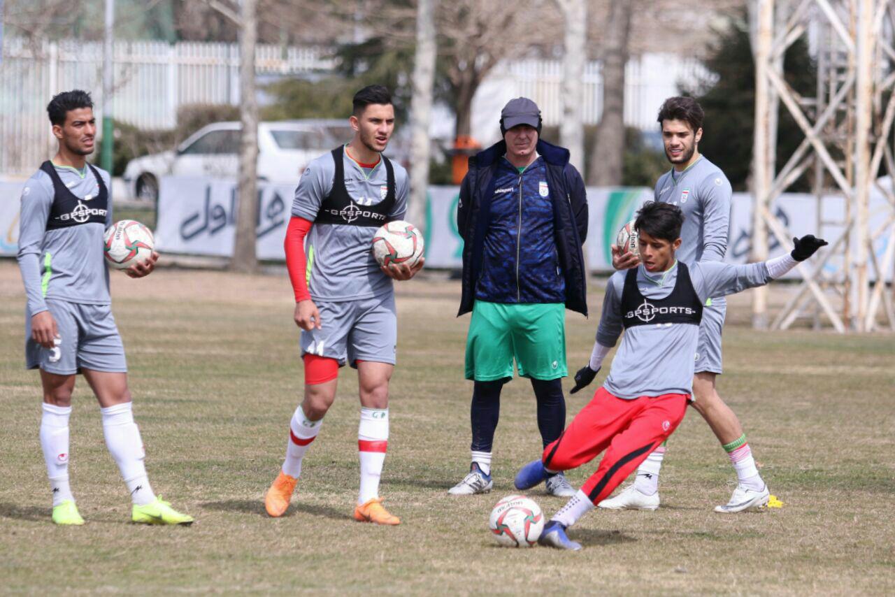 ادامه تمرینات تیم امید با غیبت ۶ بازیکن +تصاویر