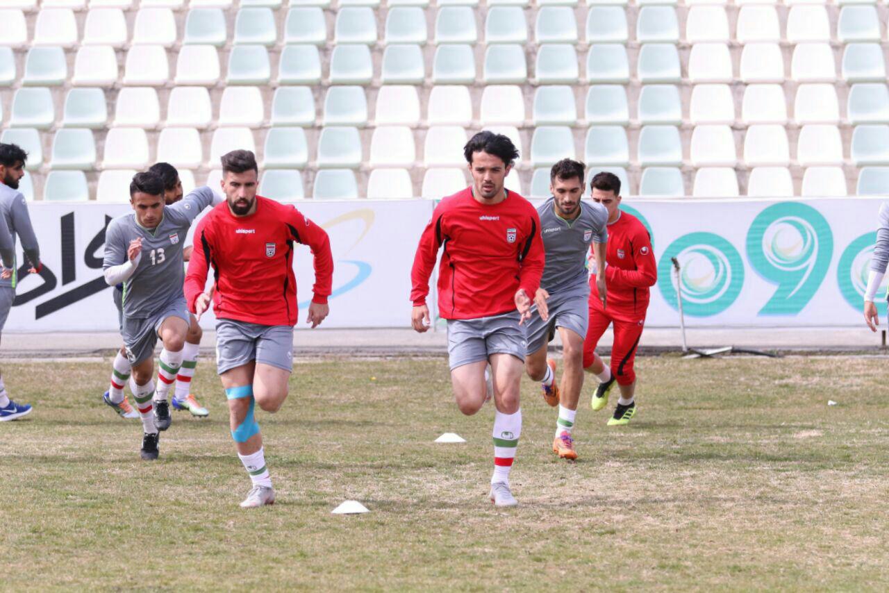 ادامه تمرینات تیم امید با غیبت ۶ بازیکن +تصاویر
