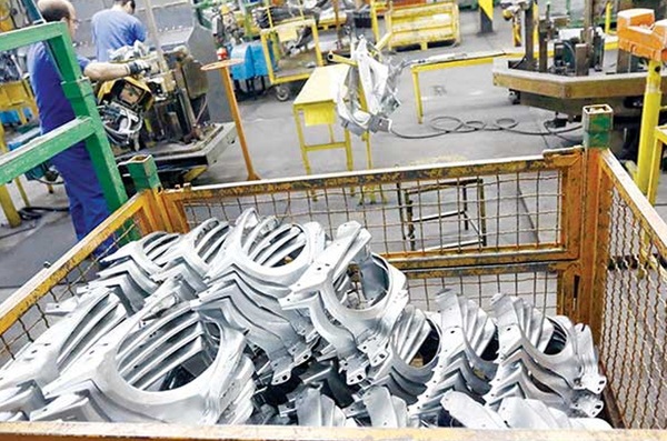 تزریق ۳۴۰۰ میلیارد تومان نقدینگی به صنعت قطعه‌سازی