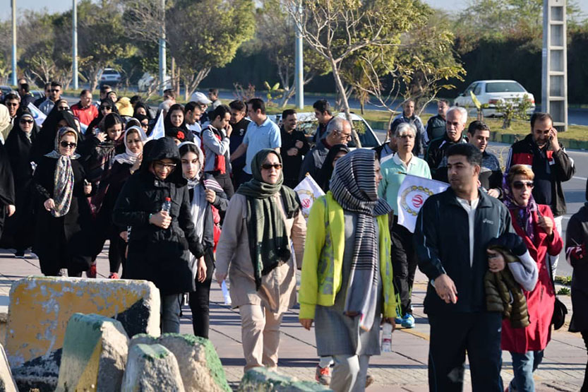 پیاده روی خانوادگی، اقدام انگیزشی بانک ملی ایران برای کارکنان