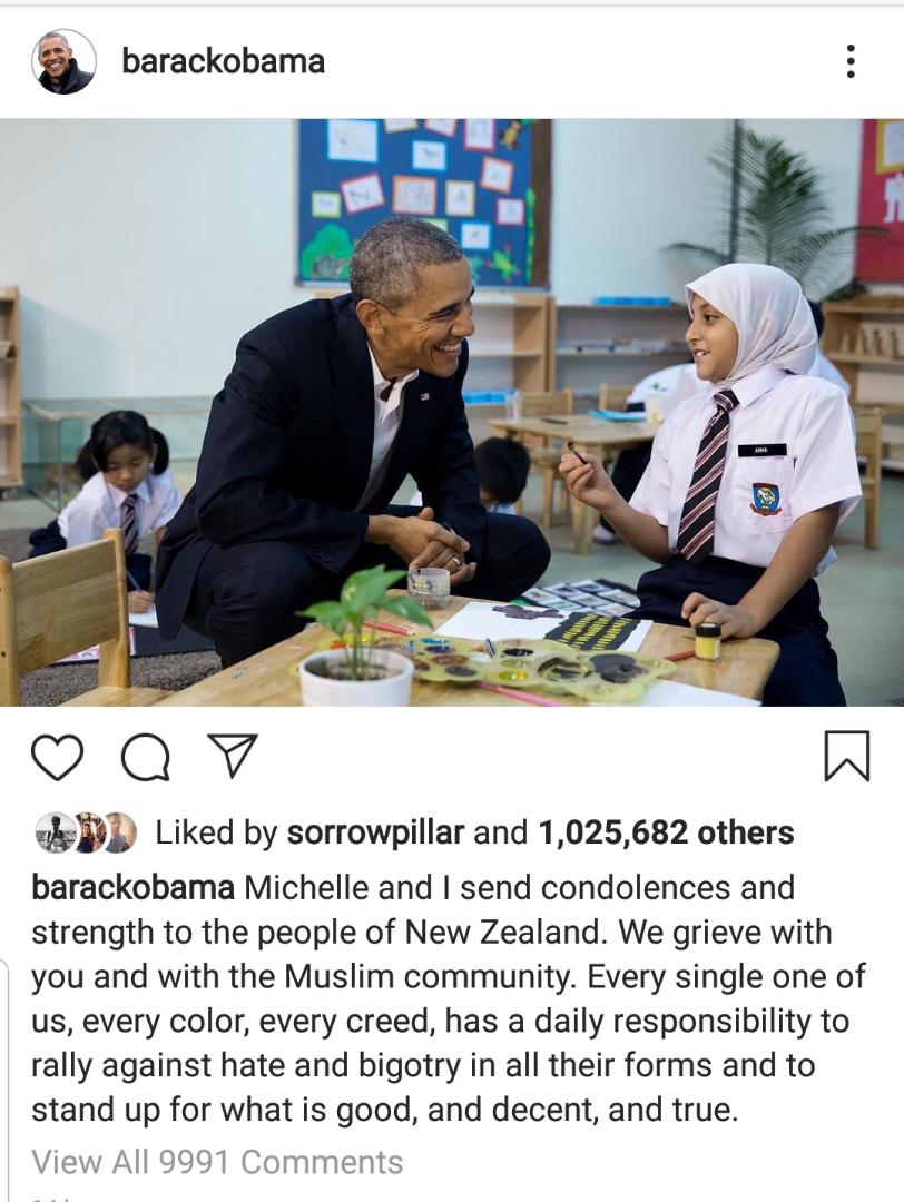 مسلمانان قربانی &laquo;کنش&raquo; و &laquo;واکنش&raquo; افراط گرایان اسلام ستیز/ اوباما درباره حادثه تروریستی نیوزیلند چه گفت؟