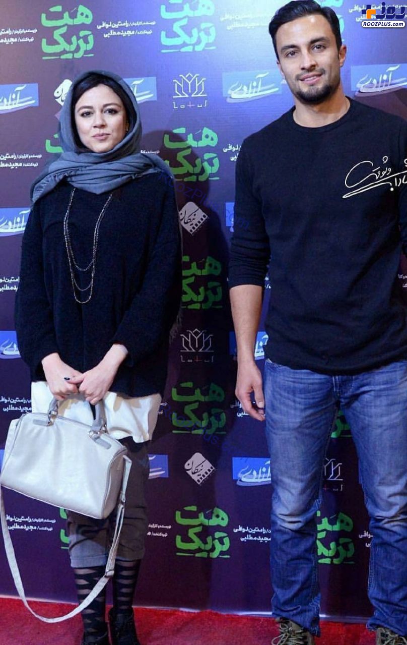 امیر جدیدی و ماهور الوند در اکران فیلم هت تریک+عکس
