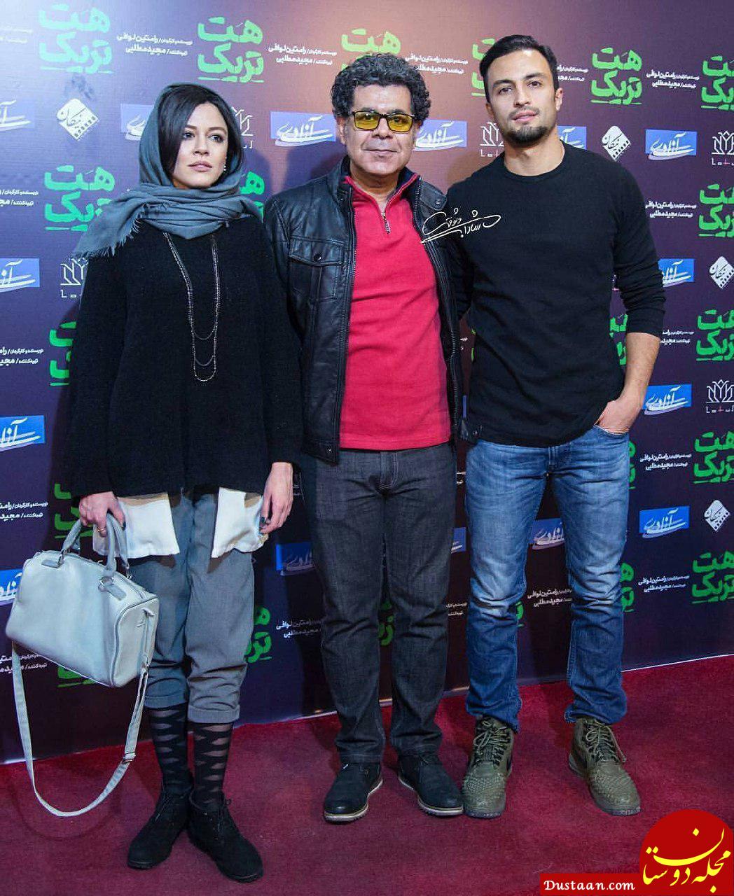 امیر جدیدی و ماهور الوند در اکران فیلم هت تریک+عکس