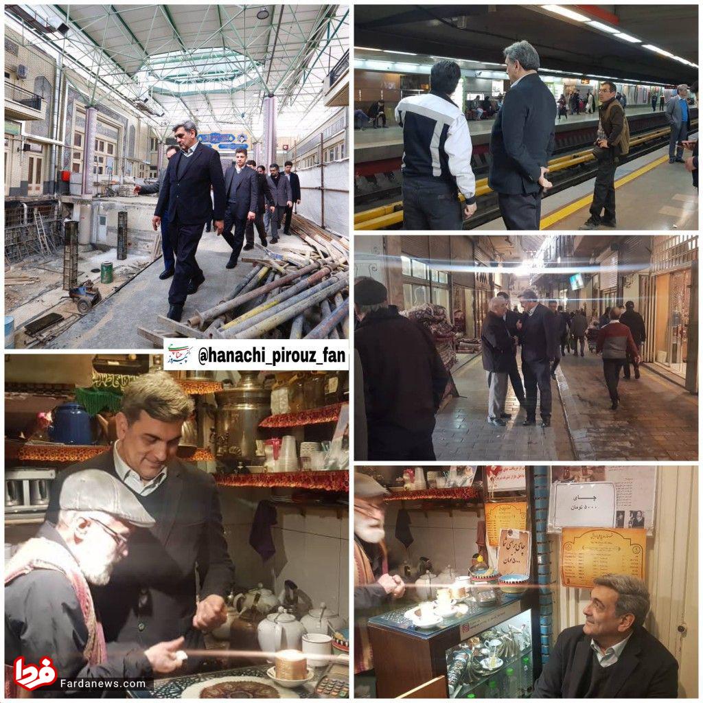 بازارگردی شهردار تهران در آخرین روزهای سال +عکس بازارگردی شهردار تهران در آخرین روزهای سال +عکس