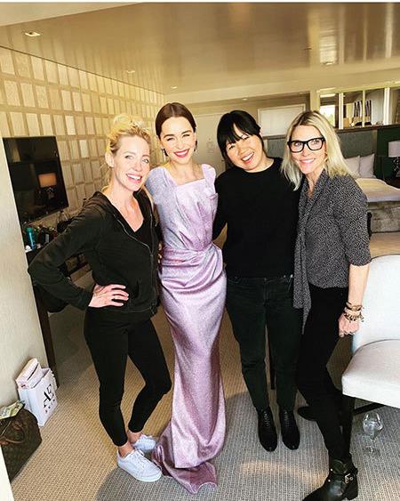 لباس جذاب امیلیا کلارک در مراسم اسکار +عکس