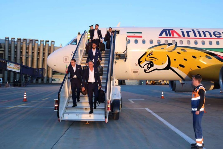 ورود تیم ملی ایران به روسیه