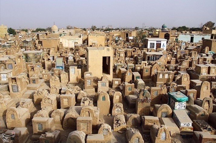 بزرگترین قبرستان خاورمیانه
