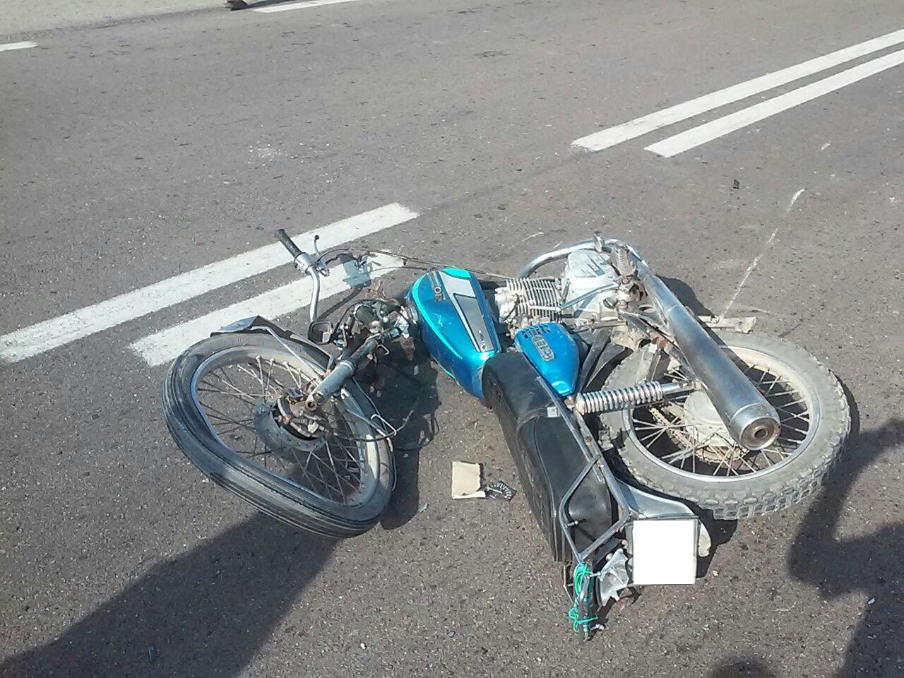 فوت موتورسیکلت‌سوار در تصادف بزرگراه همت