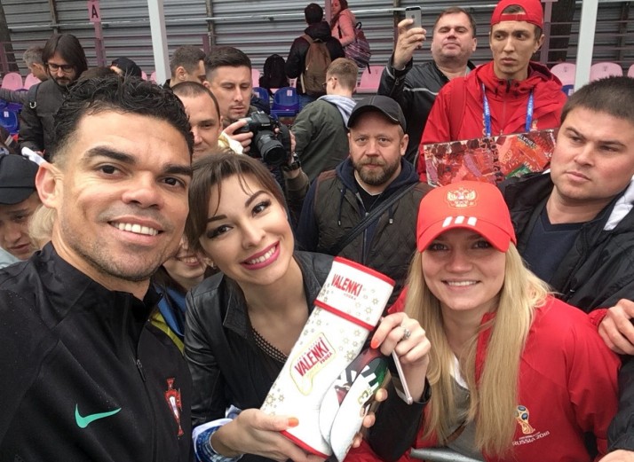 تابلوی هواداران تیم پرتغال برای رونالدو