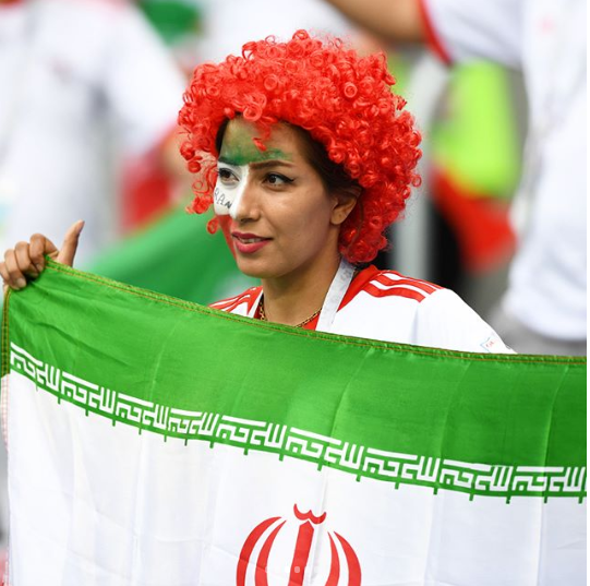 هواداران ایران در بازی ایران_مراکش، جام جهانی روسیه