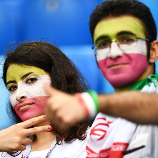 هواداران ایران در بازی ایران_مراکش، جام جهانی روسیه