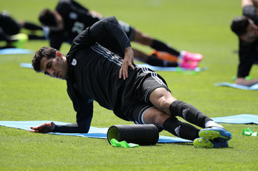 تمرین تیم ملی فوتبال ایران در کمپ لوکوموتیو مسکو