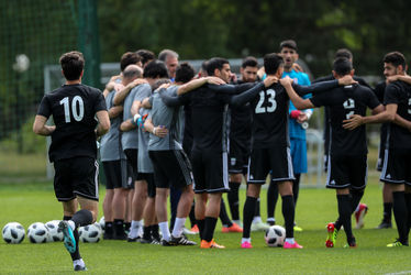 تمرین تیم ملی فوتبال ایران در کمپ لوکوموتیو مسکو