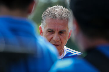 تمرین تیم ملی فوتبال ایران در کمپ لوکوموتیو مسکو