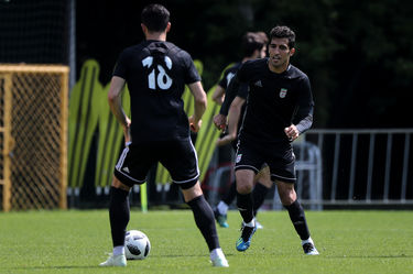 تمرین تیم ملی فوتبال ایران در کمپ لوکوموتیو مسکو