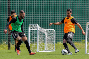 تمرین تیم ملی فوتبال ایران در کمپ لوکوموتیو مسکو