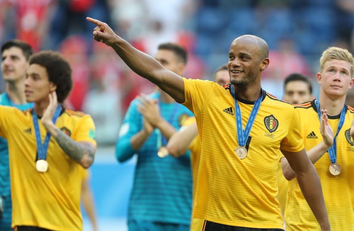 مراسم اهدای مدال به تیم ملی بلژیک +عکس