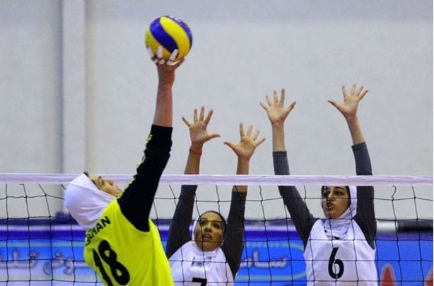 مصاف دختران والیبال پیکان با اندونزی
