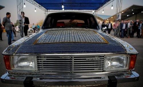 تنها پیکان آینه کاری شده دنیا در شیراز+ عکس تنها پیکان آینه کاری شده دنیا در شیراز+ عکس