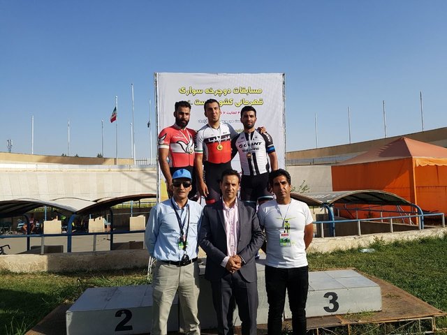 هت تریک دانشور در مسابقات دوچرخه سواری پیست ایران با سه طلا