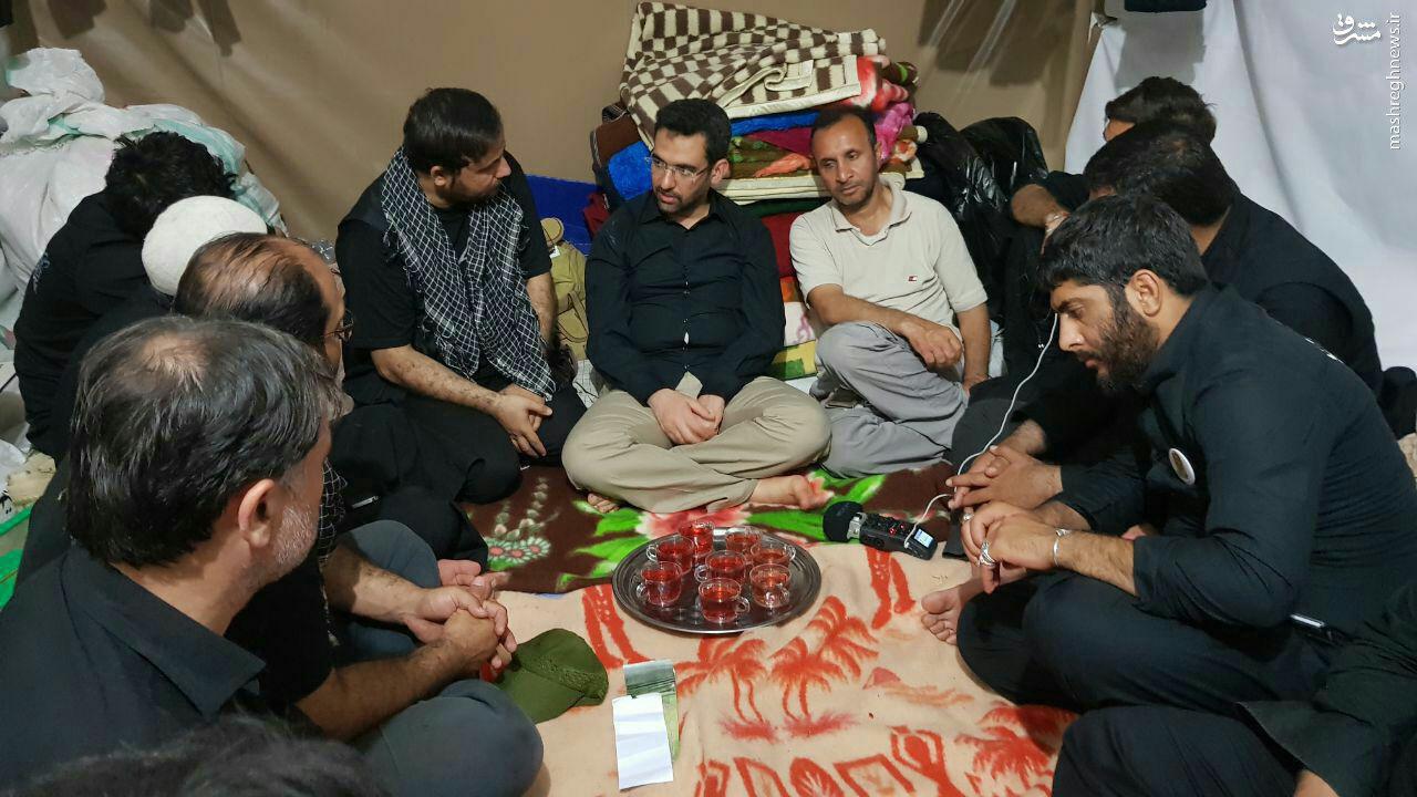 عکس آذری جهرمی اربعین