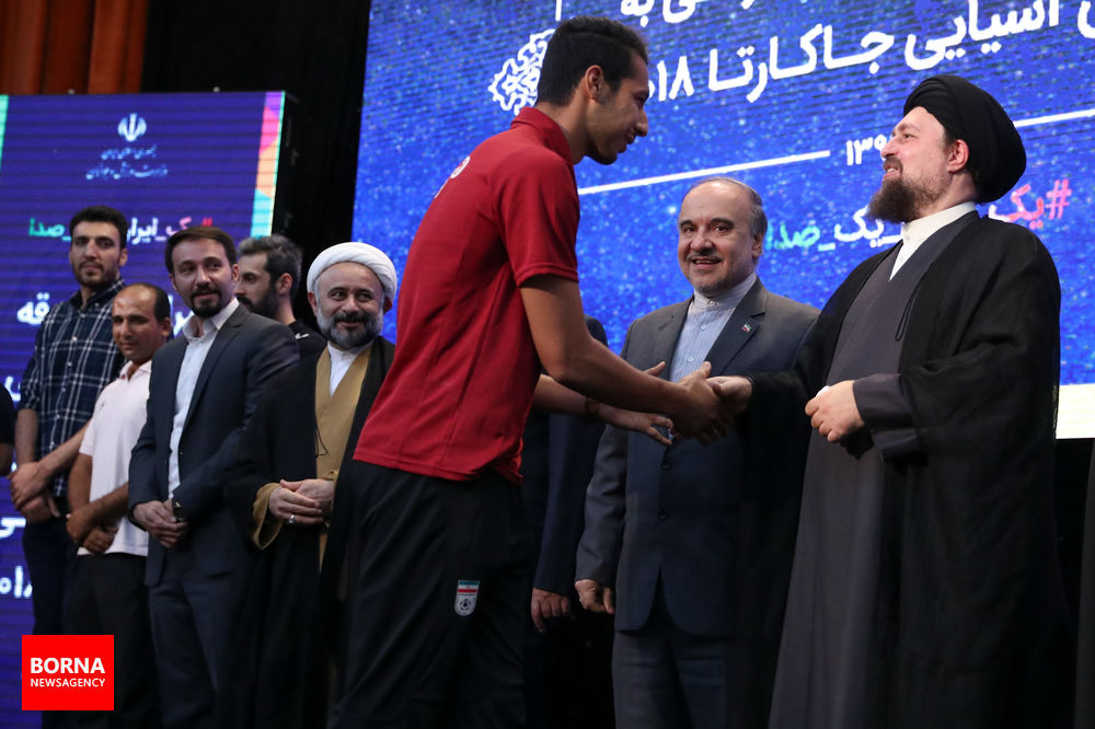 مراسم بدرقه ورزشکاران اعزامی به بازی‌های آسیایی جاکارتا