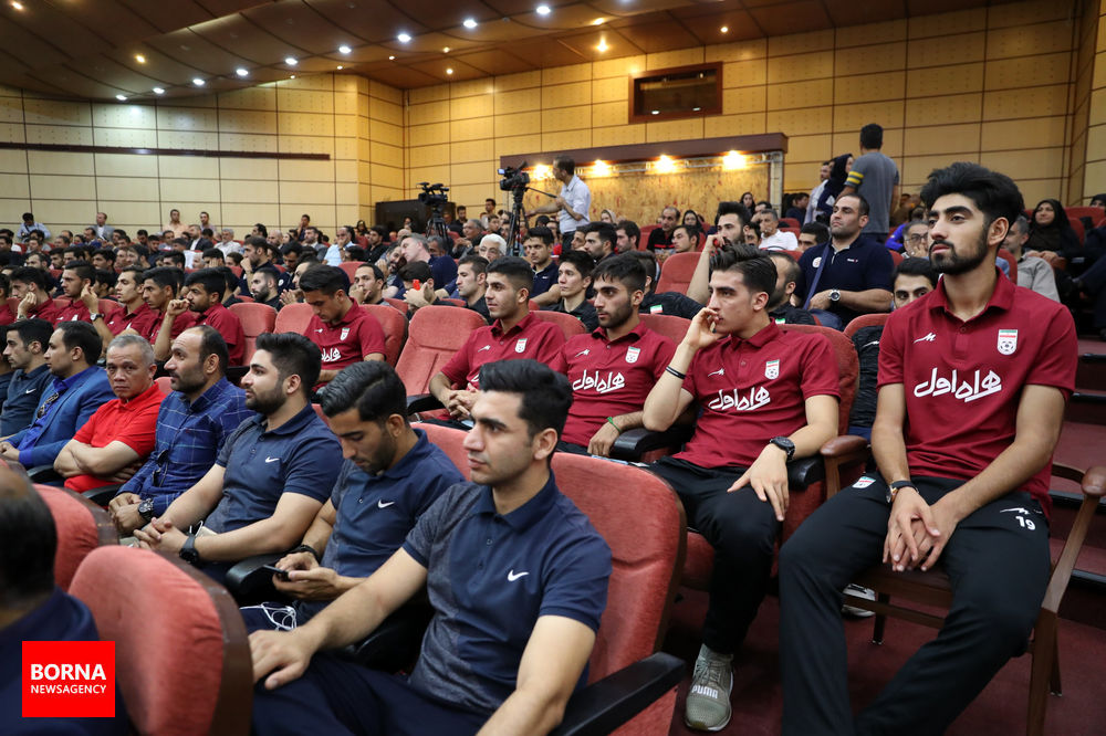 مراسم بدرقه ورزشکاران اعزامی به بازی‌های آسیایی جاکارتا