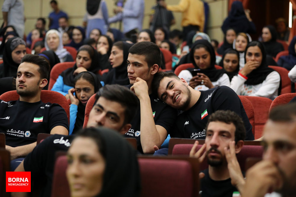 مراسم بدرقه ورزشکاران اعزامی به بازی‌های آسیایی جاکارتا