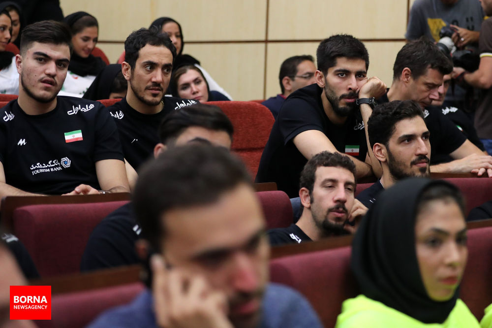 مراسم بدرقه ورزشکاران اعزامی به بازی‌های آسیایی جاکارتا