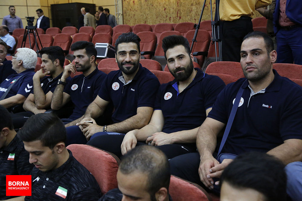 مراسم بدرقه ورزشکاران اعزامی به بازی‌های آسیایی جاکارتا