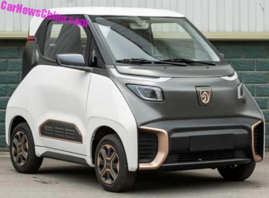 انتشار اولین تصاویر رسمی از خودروی الکتریکی کوچک بائوجون E200