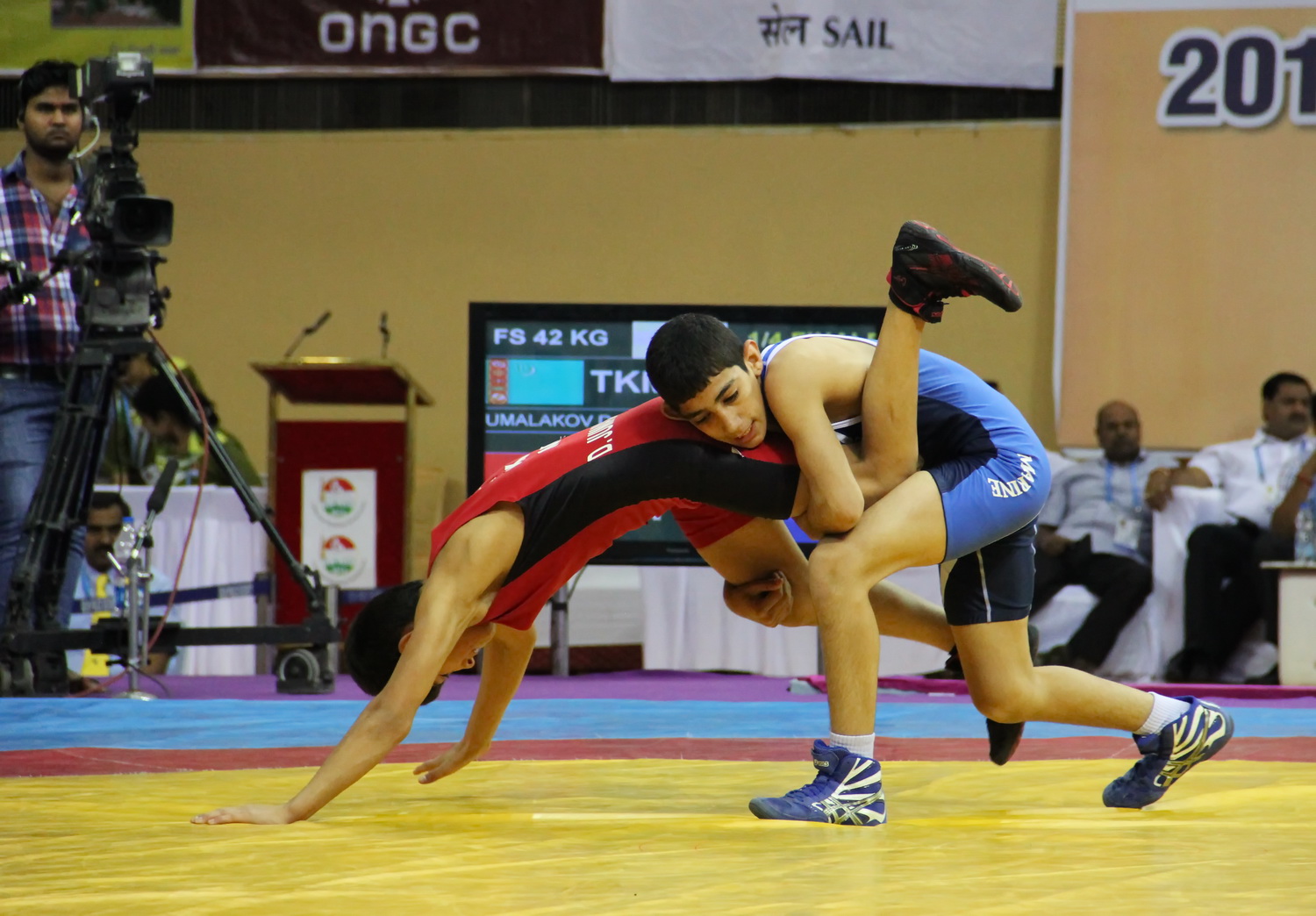 قهرمانی تیم ملی کشتی آزاد و فرنگی نونهالان ایران در آسیا