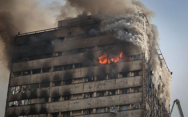 مجهز شدن آتش نشانی تهران در مقابل آتش سوزی برج